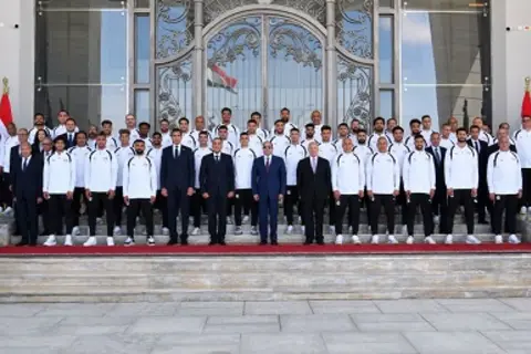 "احترام الجميع لكم أهم من الانتصار".. النص الكامل لكلمة الرئيس السيسي لمنتخب مصر